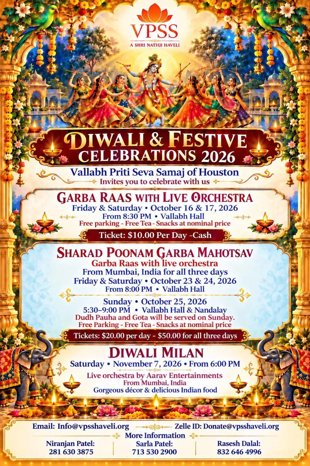 DIWALI & FESTIVE CELEBRATIONS 2026